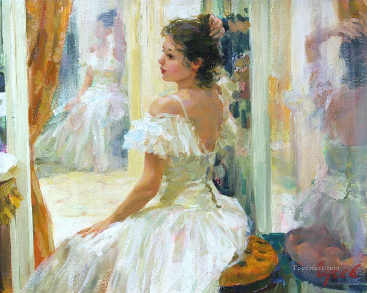 Beautiful Girl VG 36 Impressionist Oil Paintings